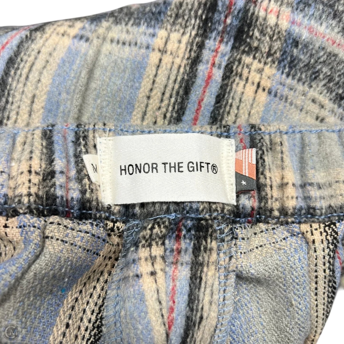 Pants Lounge By Honor The Gift In Plaid Pattern, Size: 8