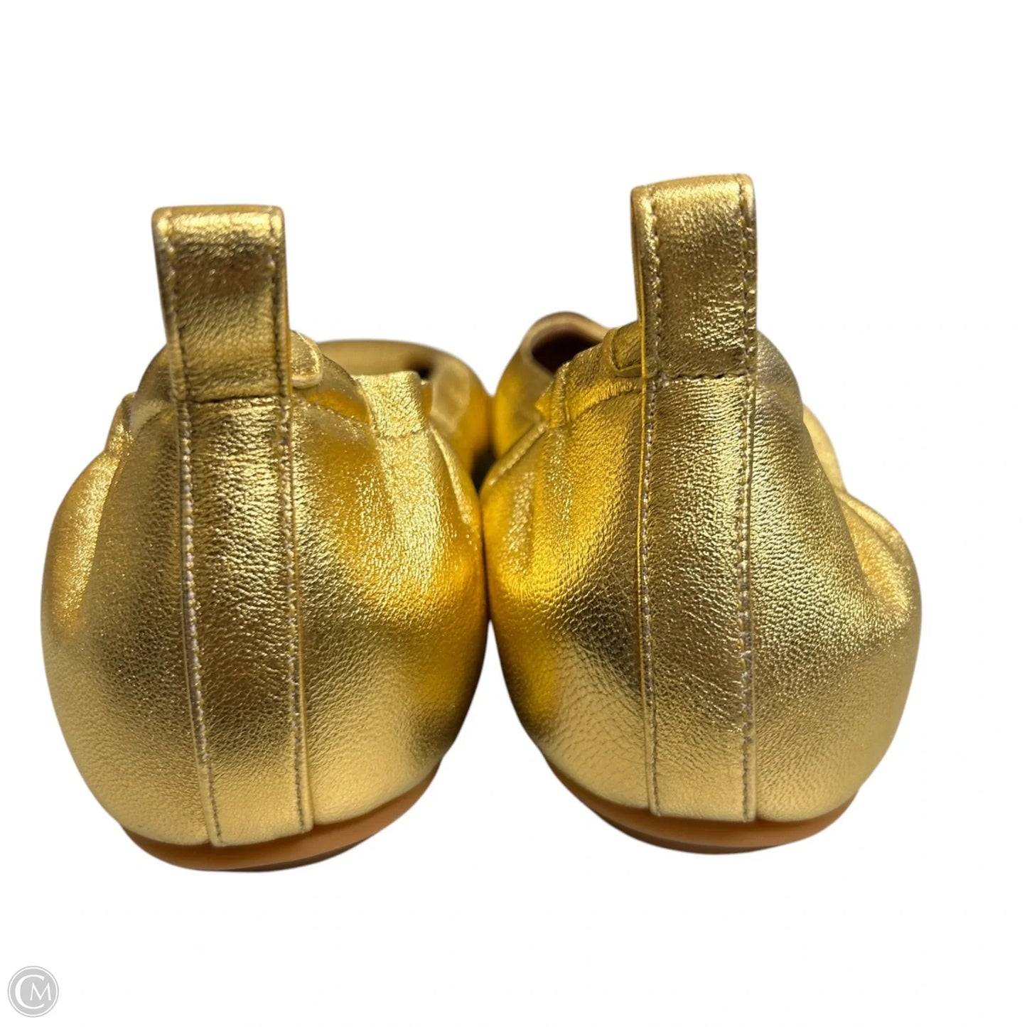 Shoes Flats By Fitflop In Gold, Size: 8