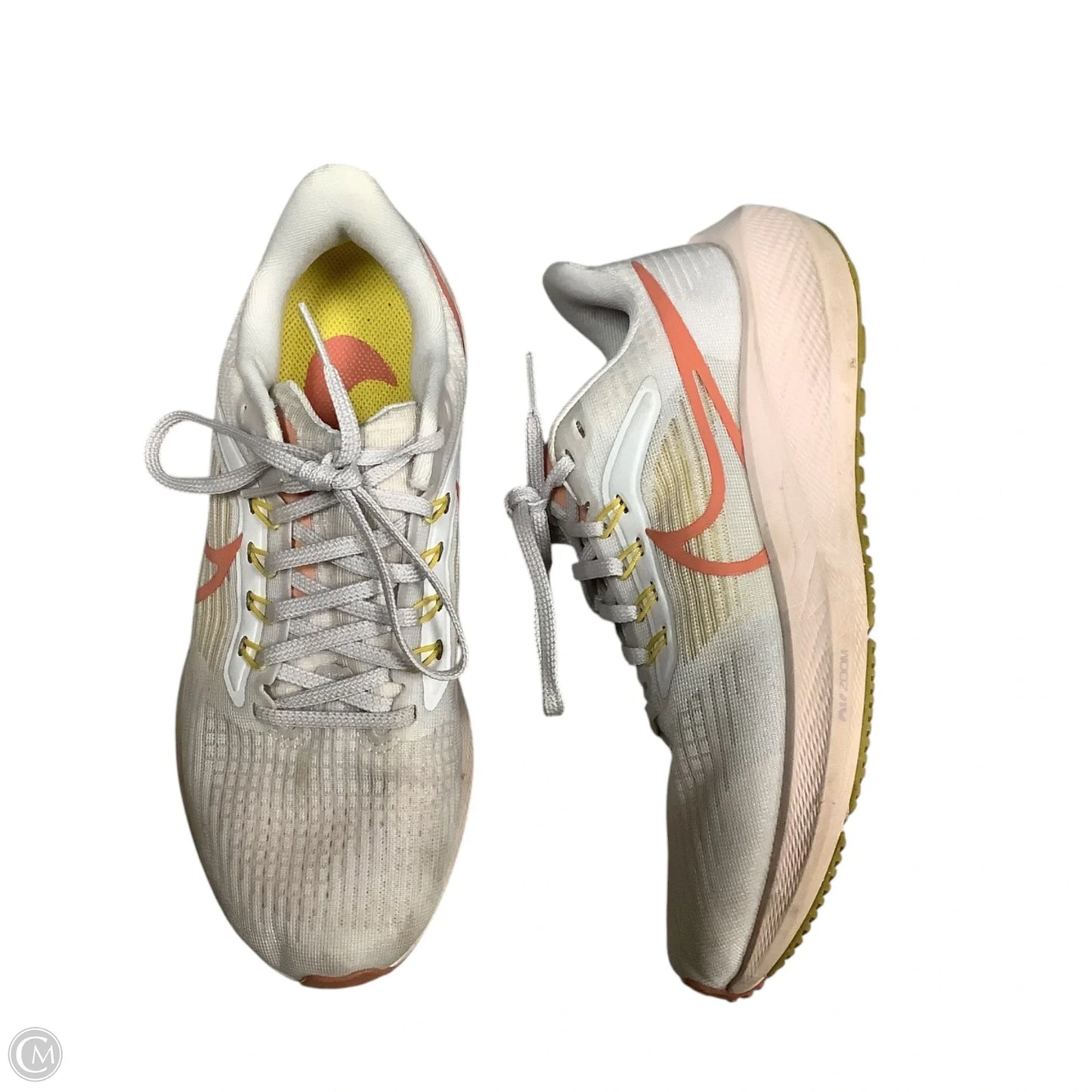Shoes Athletic By Nike In Orange & White, Size: 8