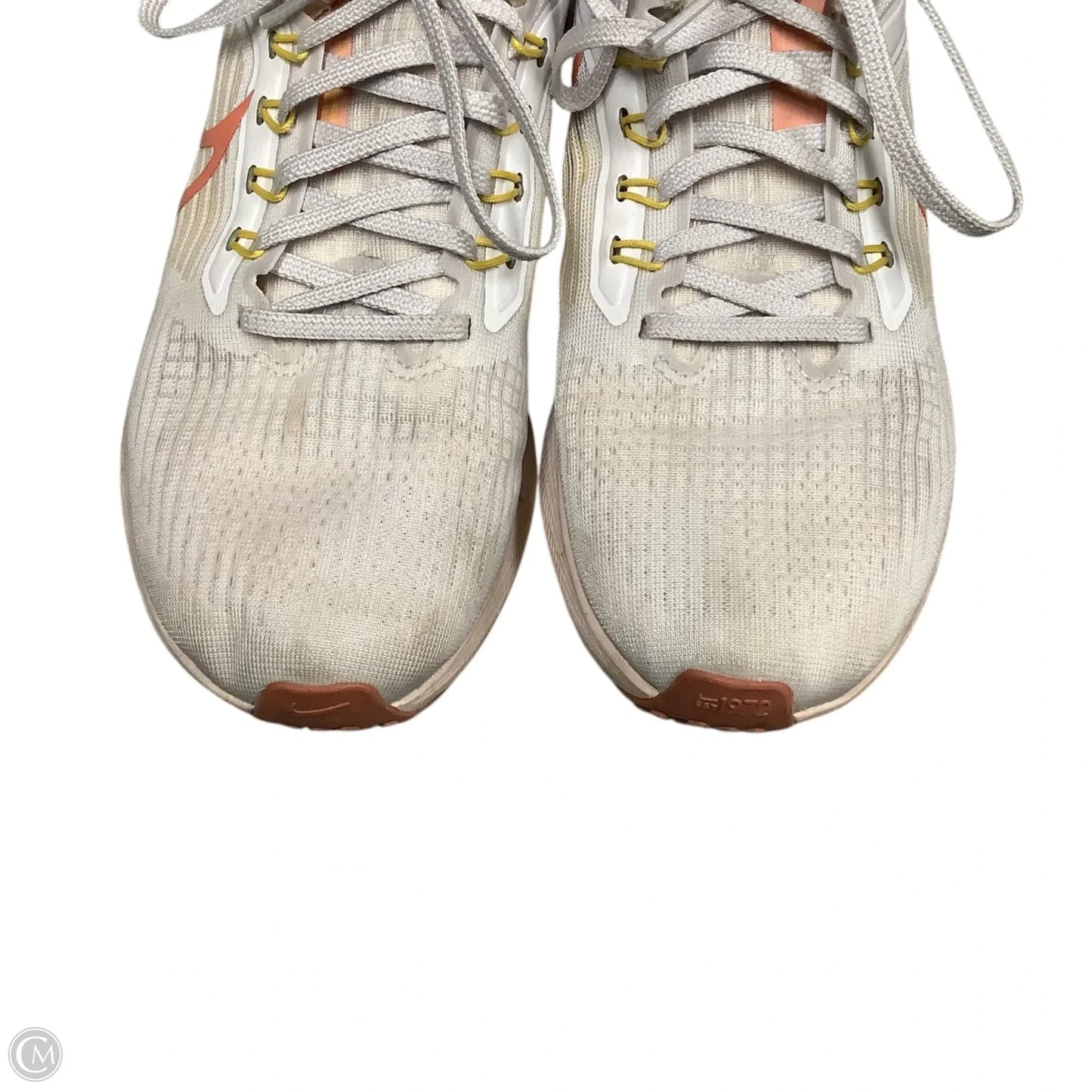 Shoes Athletic By Nike In Orange & White, Size: 8