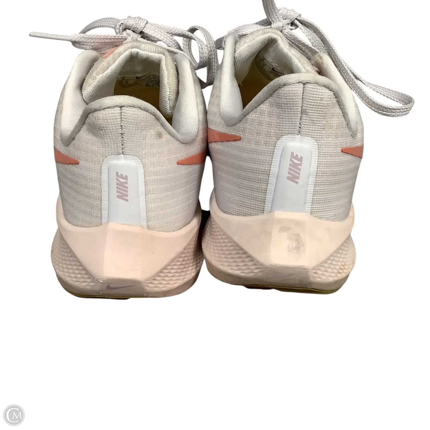 Shoes Athletic By Nike In Orange & White, Size: 8