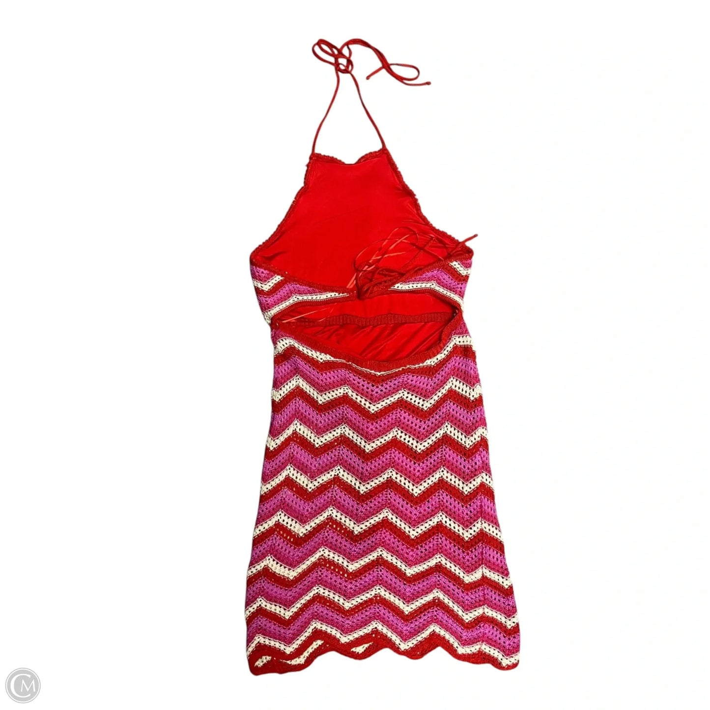 Dress Casual Maxi By Lush In Pink & Red, Size: M