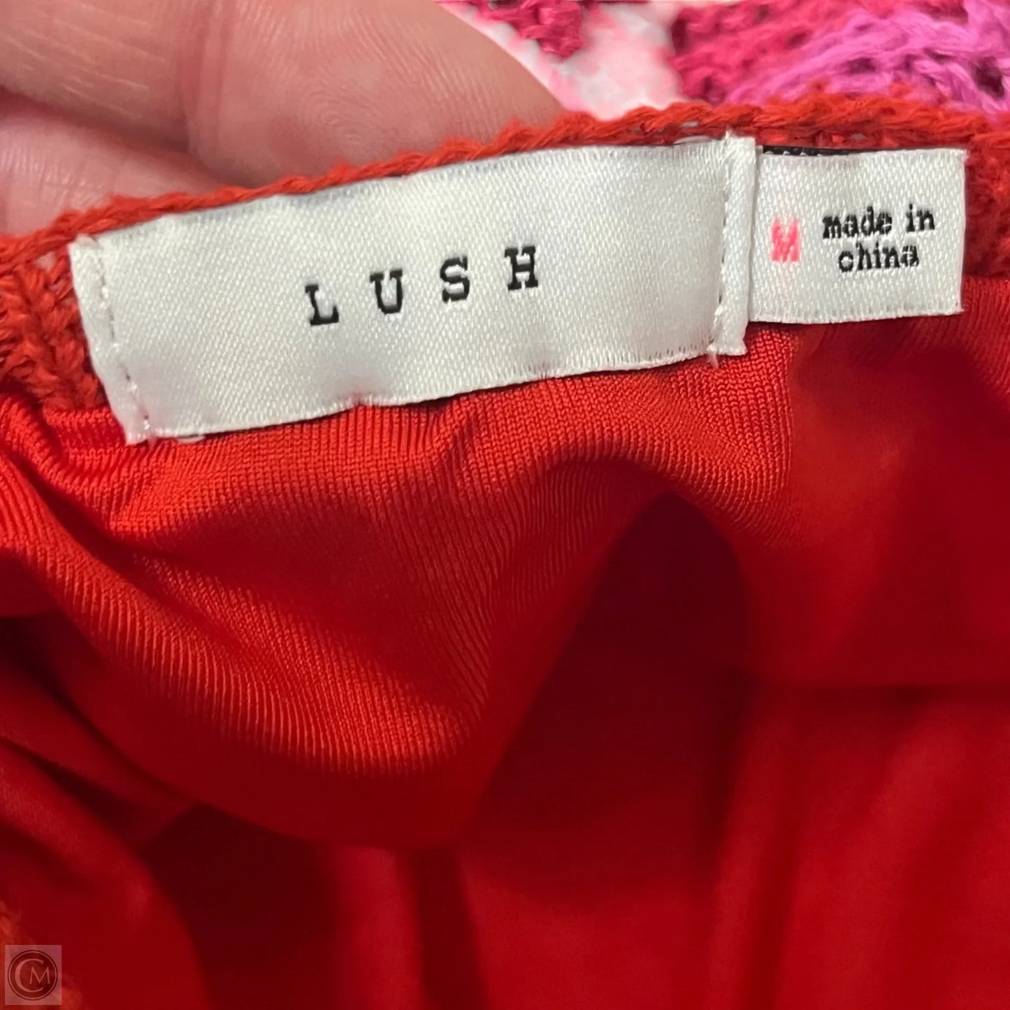 Dress Casual Maxi By Lush In Pink & Red, Size: M