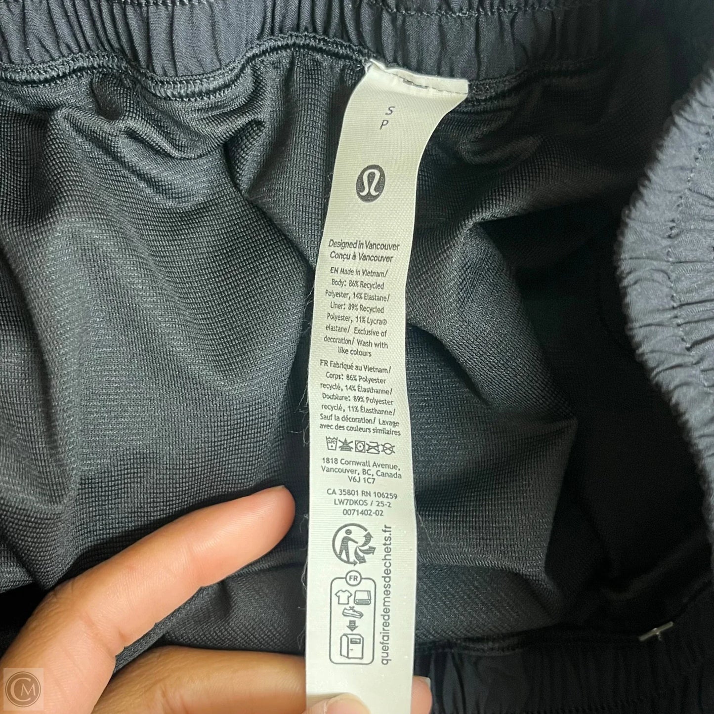 Shorts By Lululemon In Black, Size: 4