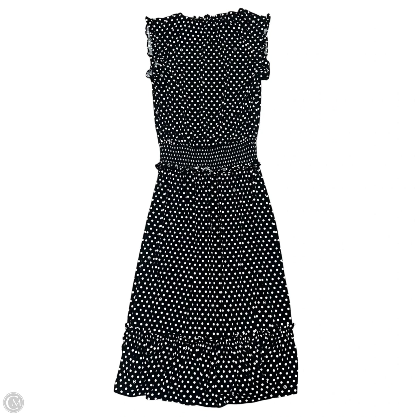 Dress Casual Maxi By Michael By Michael Kors In Black & White, Size: S