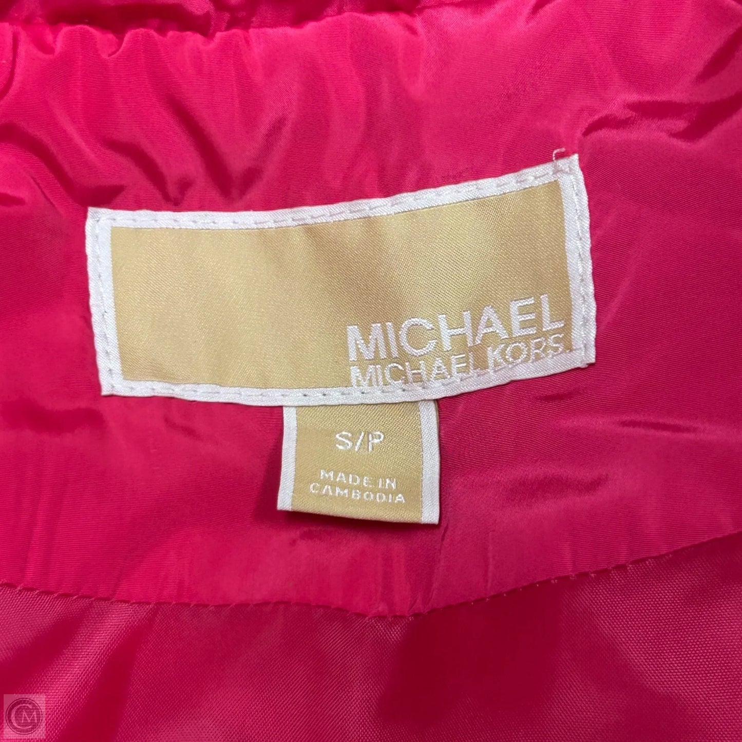 Vest Puffer & Quilted By Michael By Michael Kors In Pink, Size: Sp