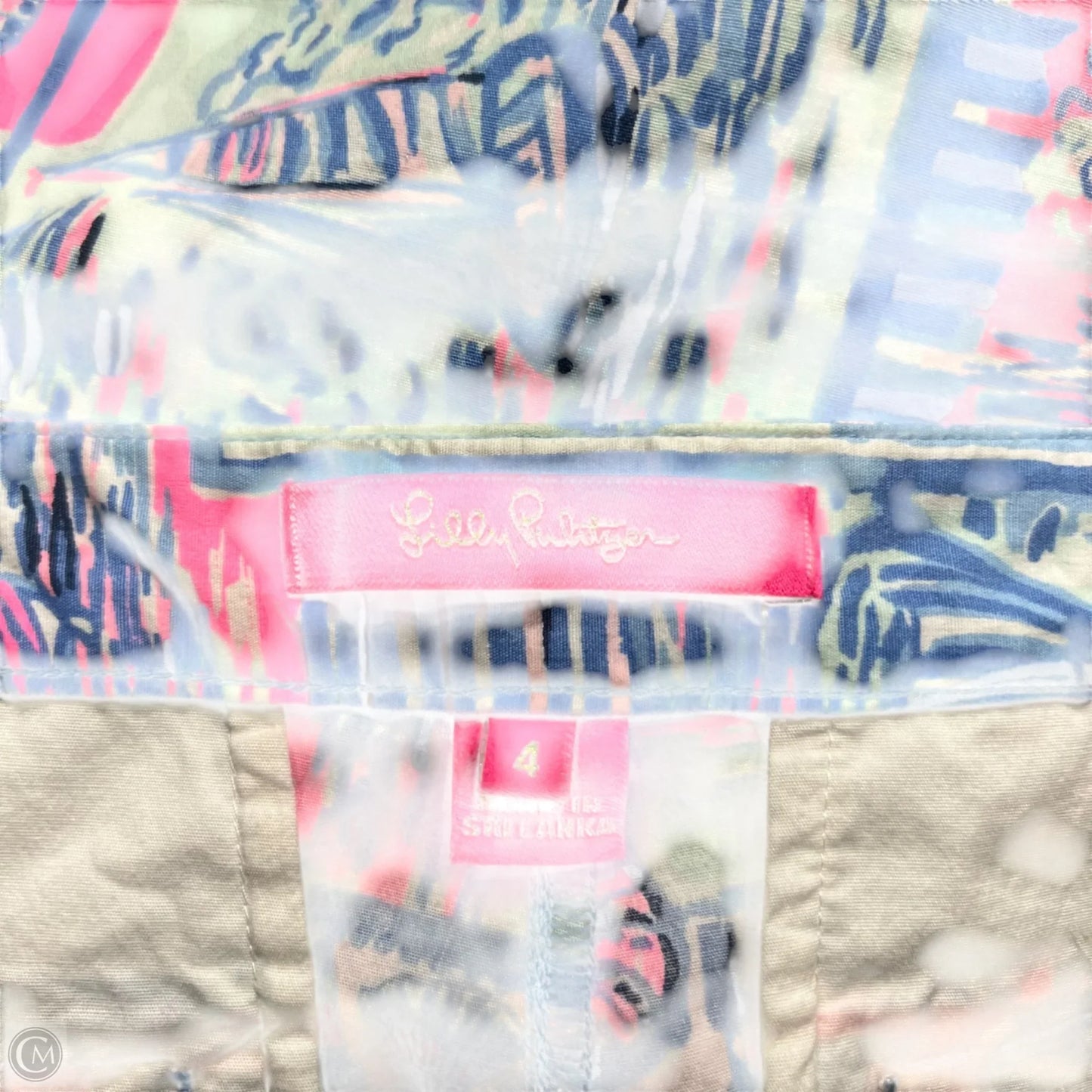 Shorts Designer By Lilly Pulitzer In Blue & Pink, Size: 4