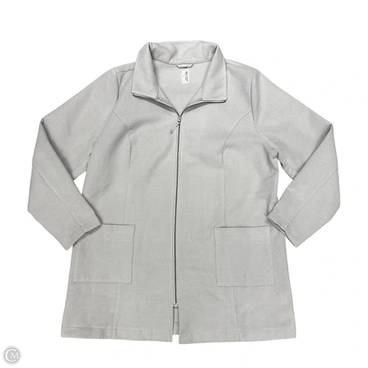Coat By Zuda In Grey, Size: L