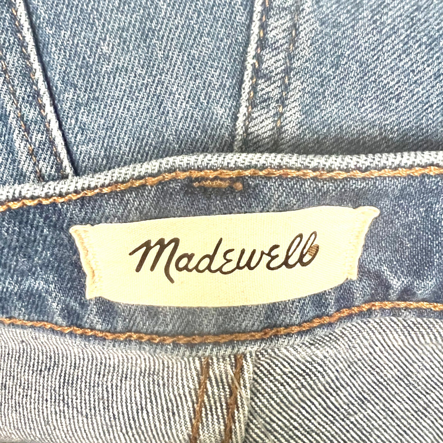 Jeans Straight By Madewell In Blue Denim, Size: 0
