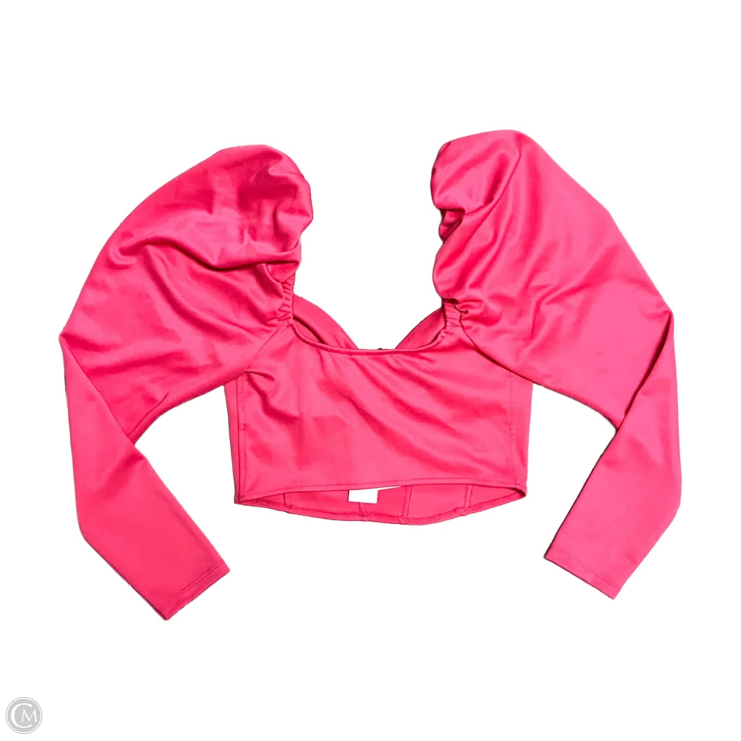 Top Long Sleeve By Zara In Pink, Size: L