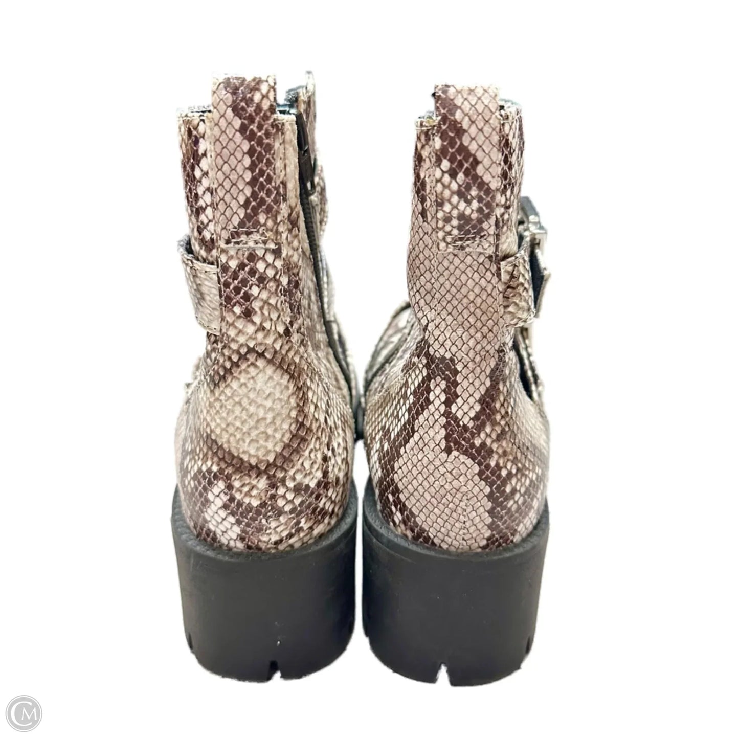 Boots Ankle Heels By Bp In Snakeskin Print, Size: 7