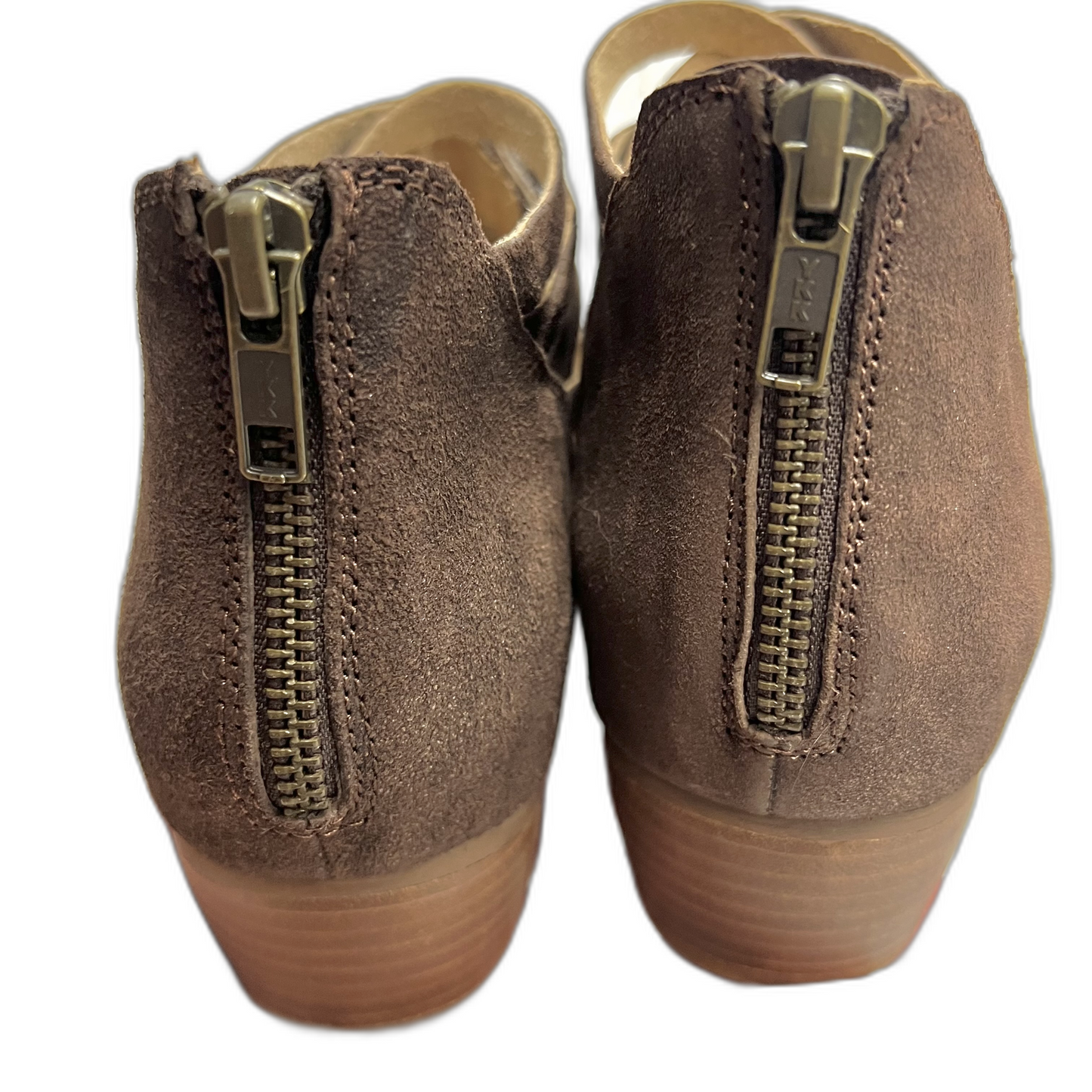 Boots Ankle Heels By Seychelles In Brown, Size: 9