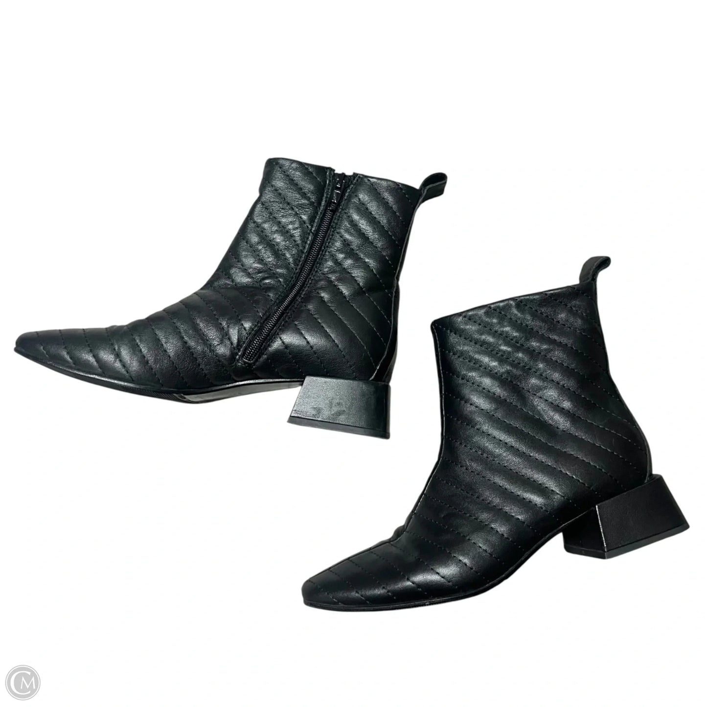 Boots Ankle Heels By Napoleoni In Black, Size: 6.5