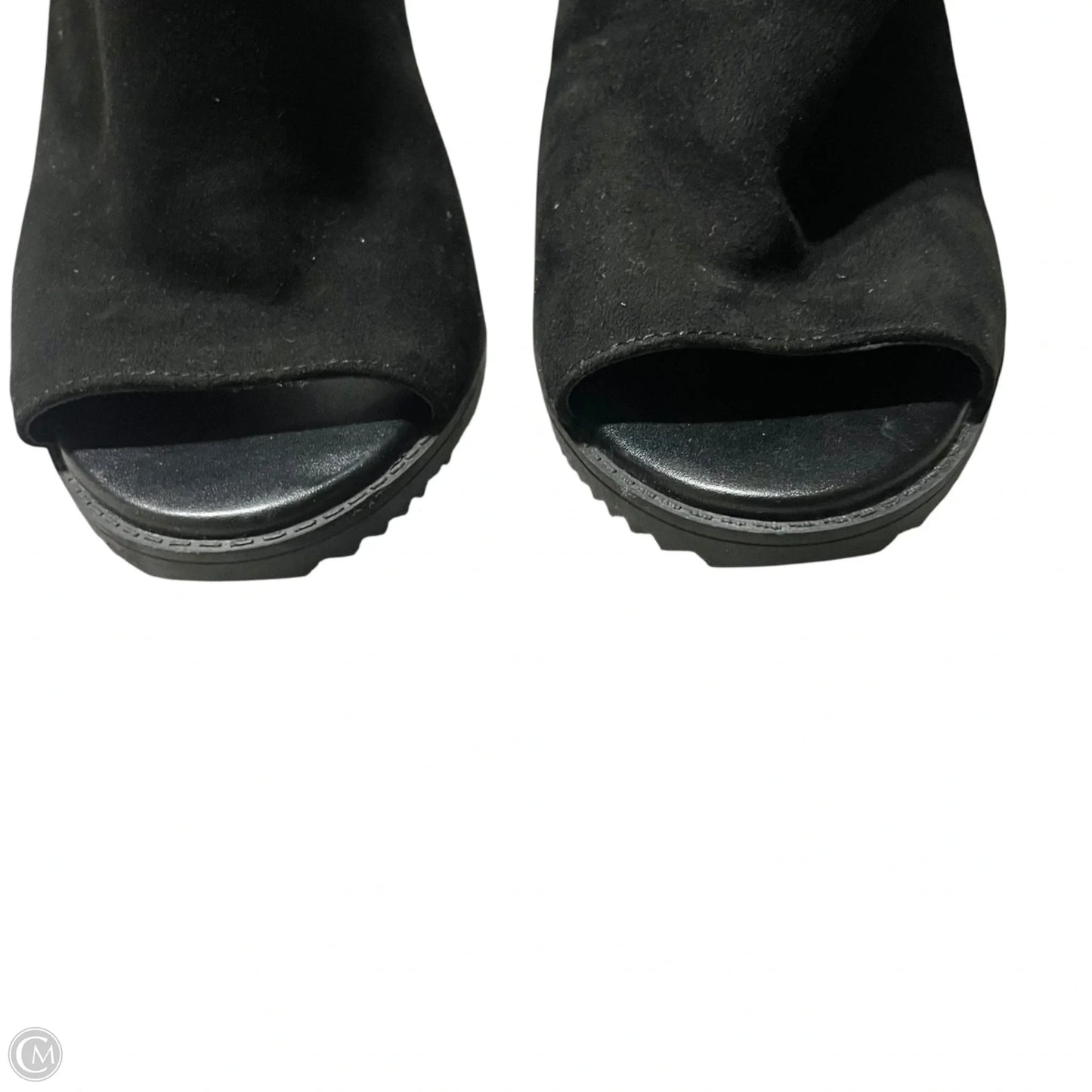 Boots Ankle Heels By Dkny In Black, Size: 10