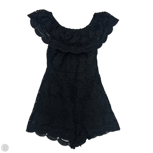 Romper By Astr In Black, Size: S