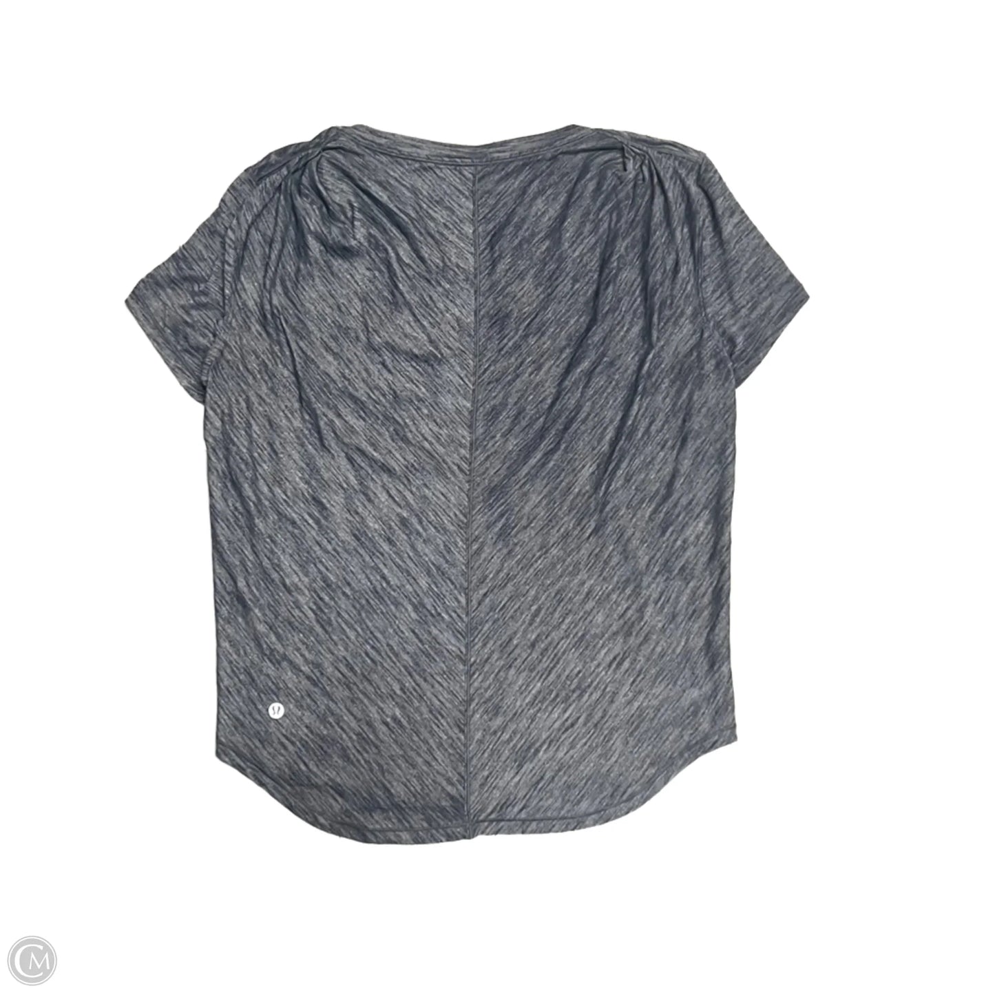 Athletic Top Short Sleeve By Lululemon In Blue, Size: S