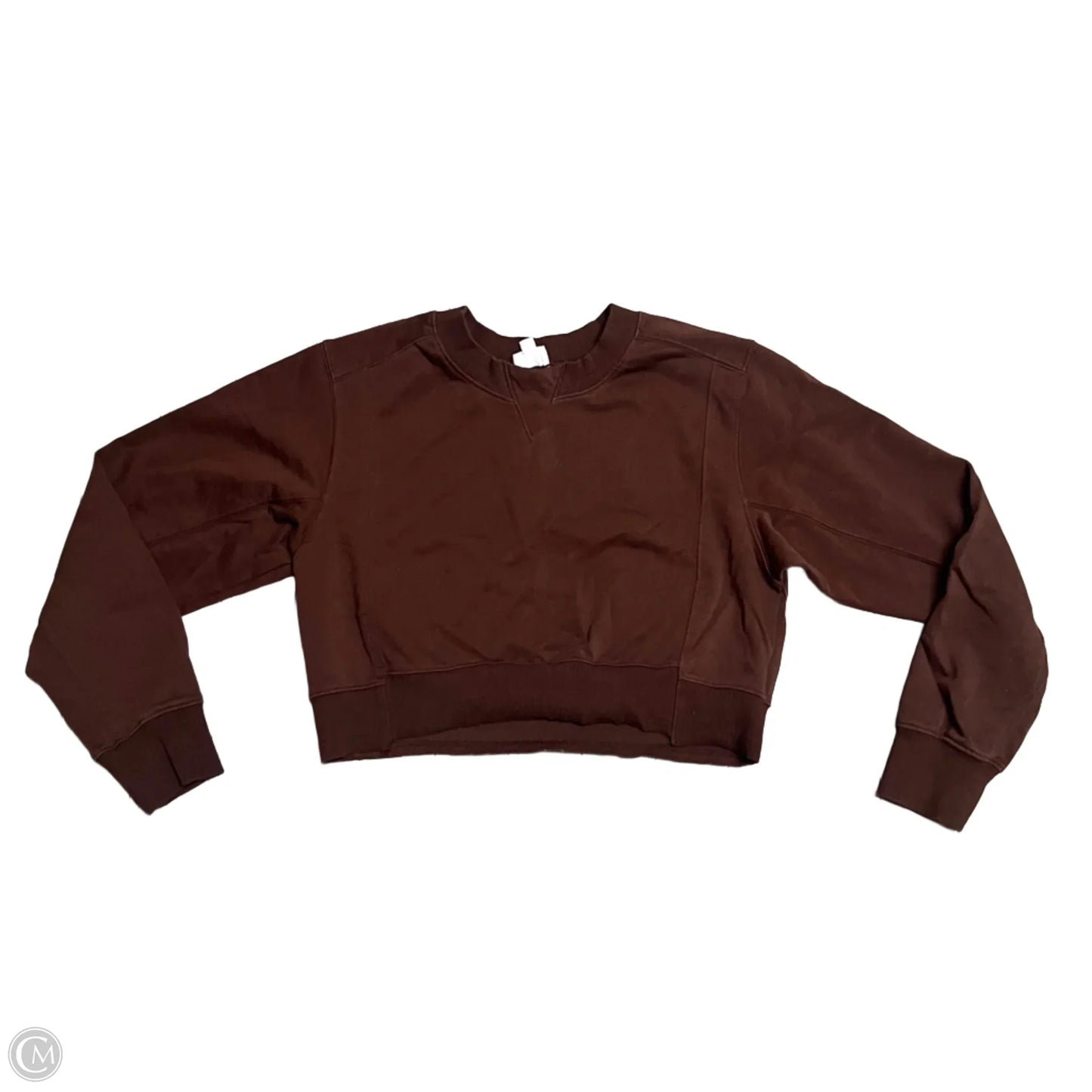 Sweatshirt Crewneck By Le Lis In Brown, Size: M