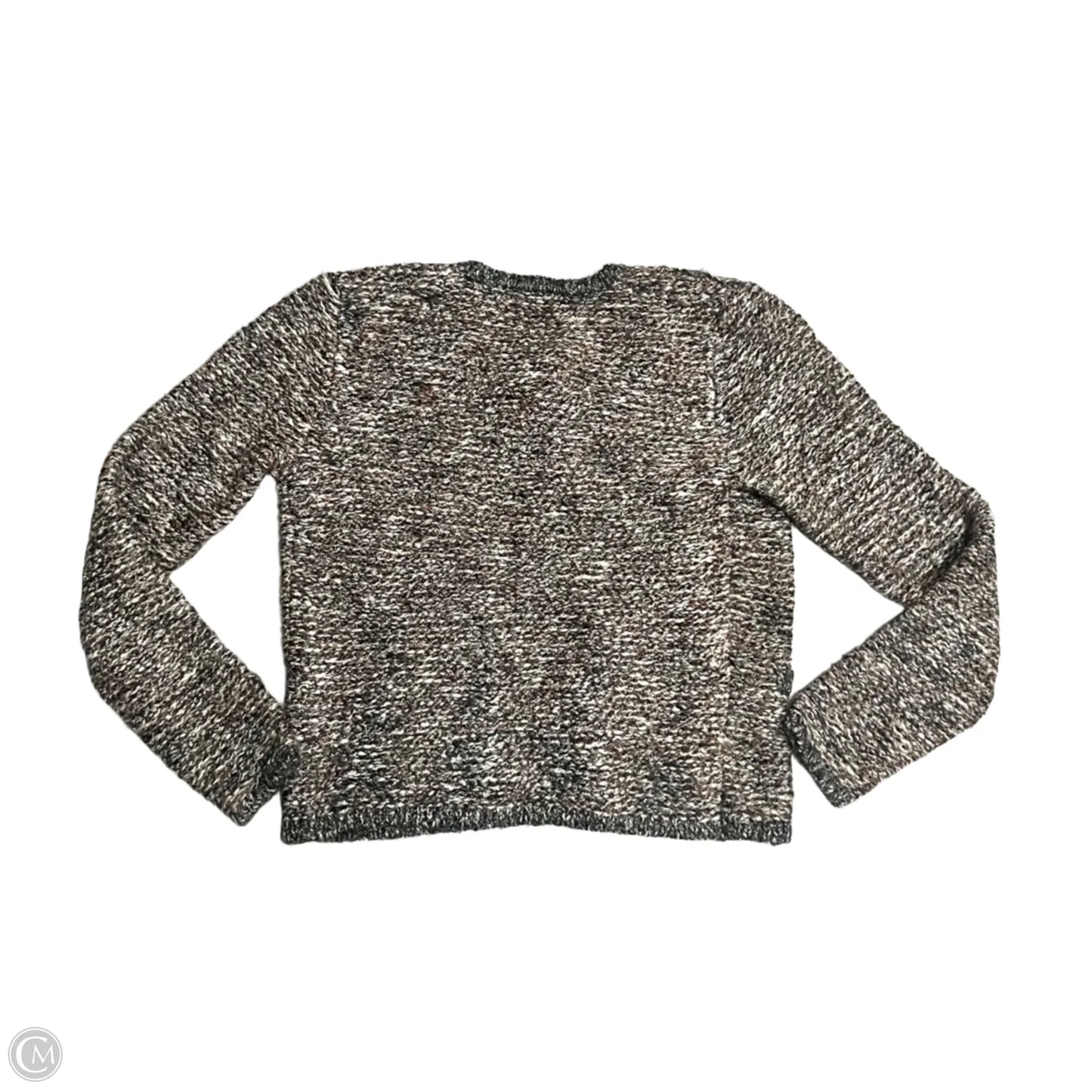 Sweater Cardigan By Cabi In Brown & Grey, Size: Xs