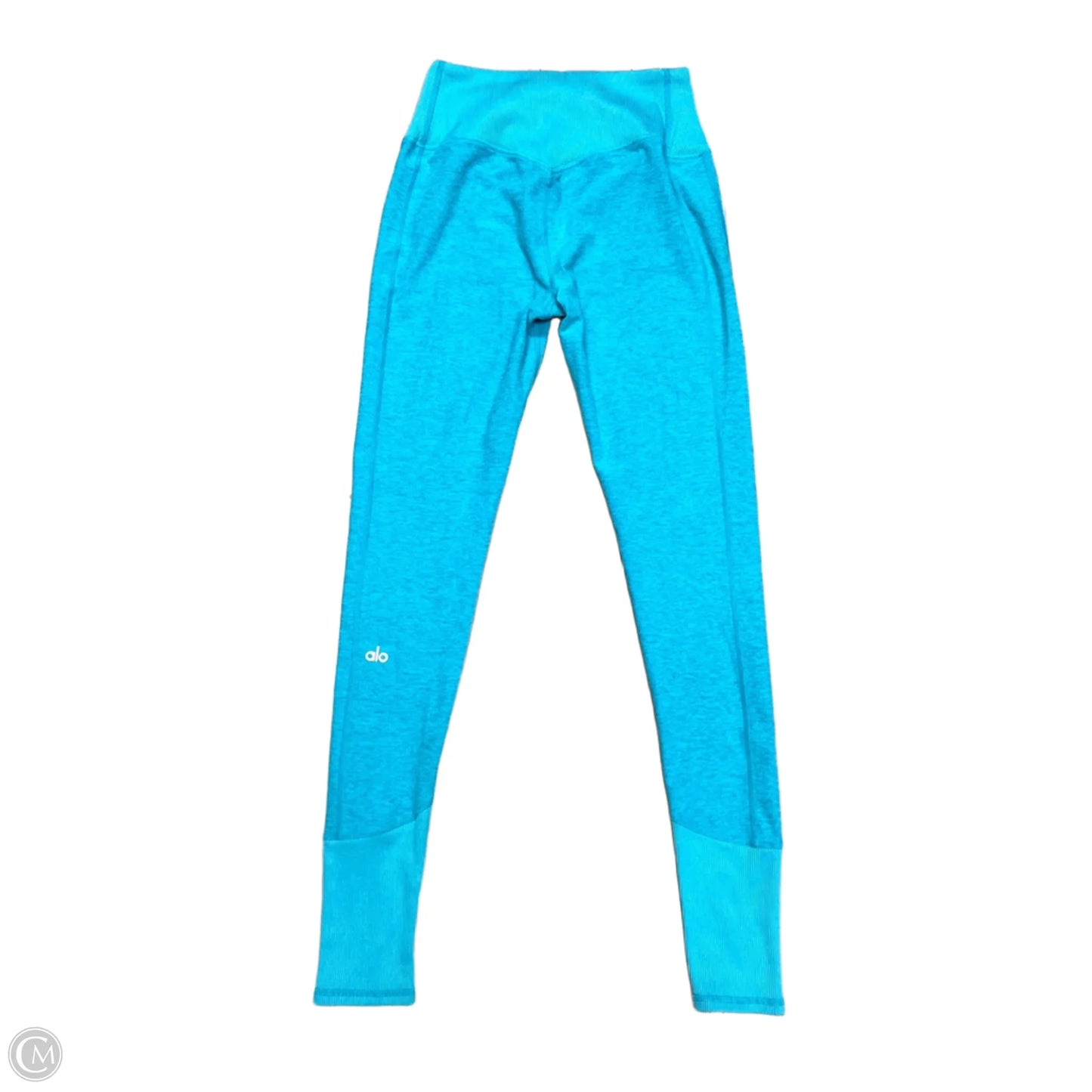 Athletic Leggings By Alo In Blue, Size: S