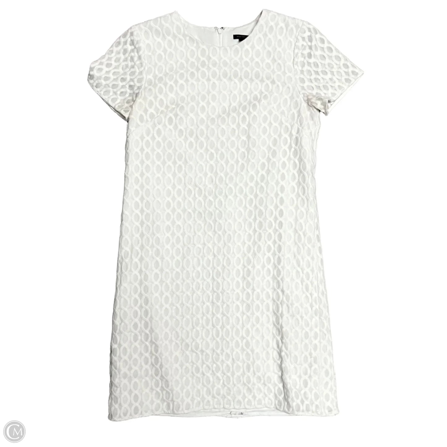Dress Casual Midi By Ann Taylor In White, Size: Xs
