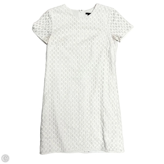 Dress Casual Midi By Ann Taylor In White, Size: Xs