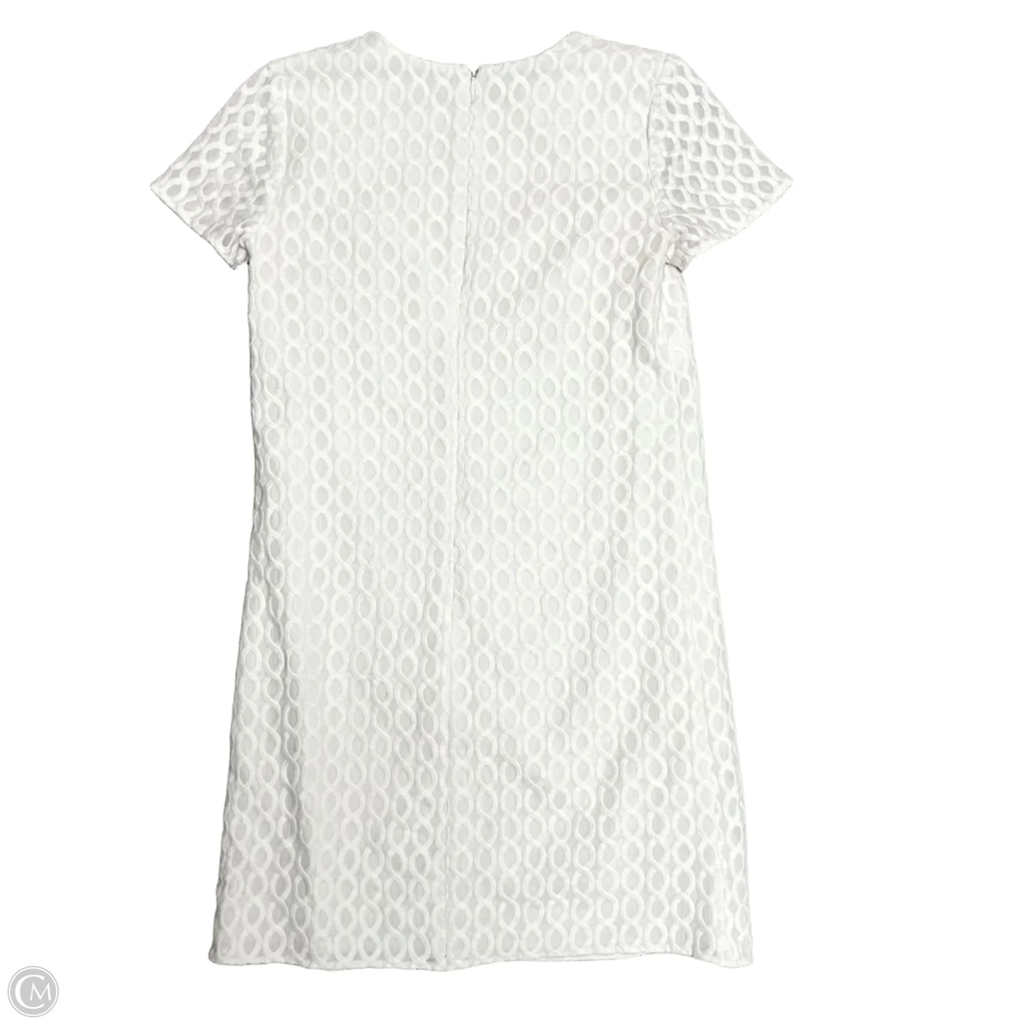 Dress Casual Midi By Ann Taylor In White, Size: Xs
