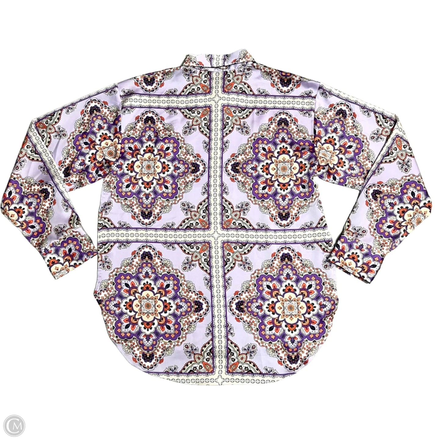 Top Long Sleeve By Ann Taylor In Purple, Size: S