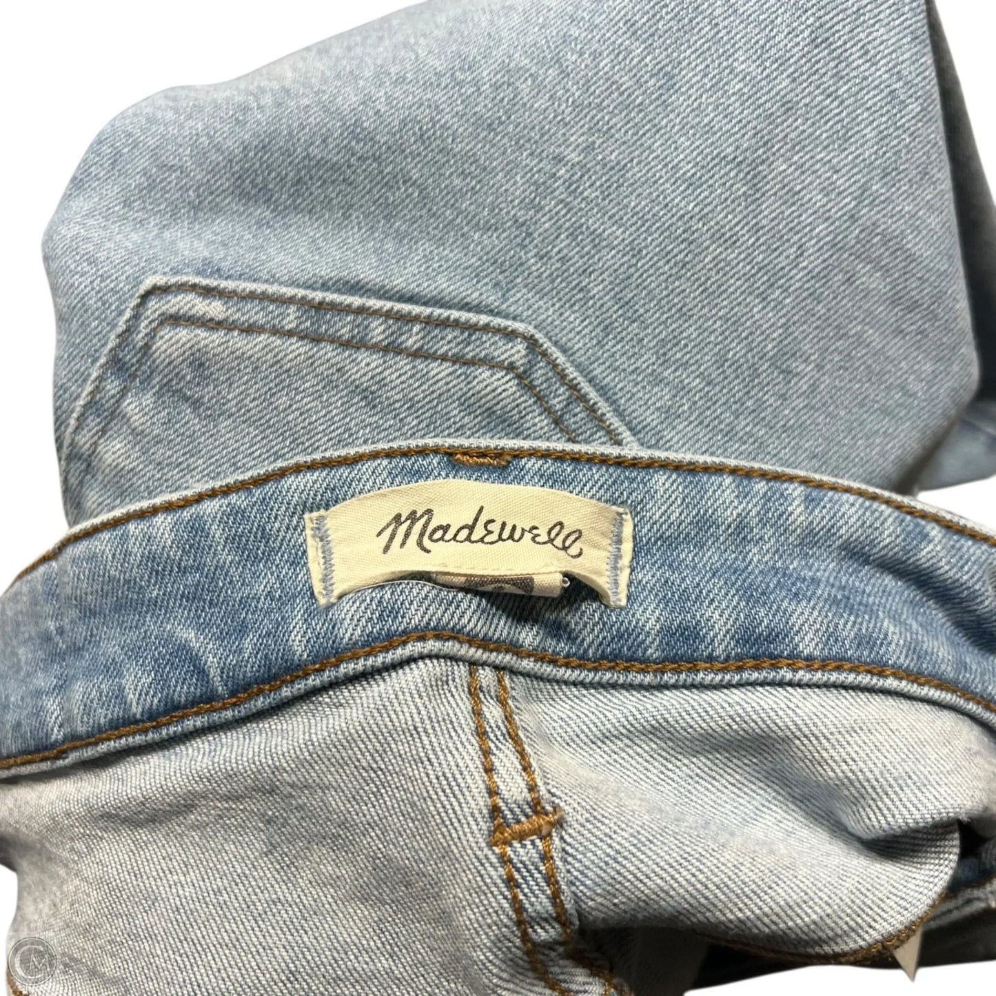 Jeans Straight By Madewell In Blue Denim, Size: 6