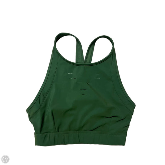 Athletic Bra By Alo In Green, Size: Xs