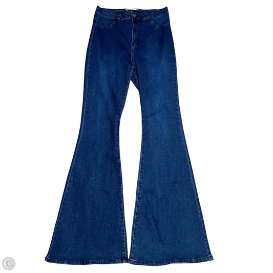 Jeans Flared By Fashion Nova In Blue Denim, Size: 3x