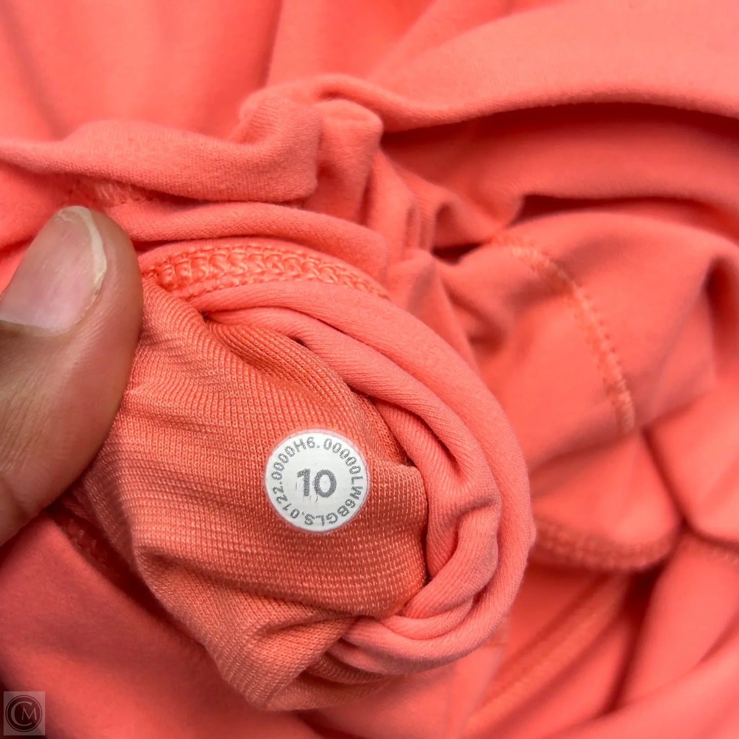 Athletic Leggings By Lululemon In Coral, Size: 10