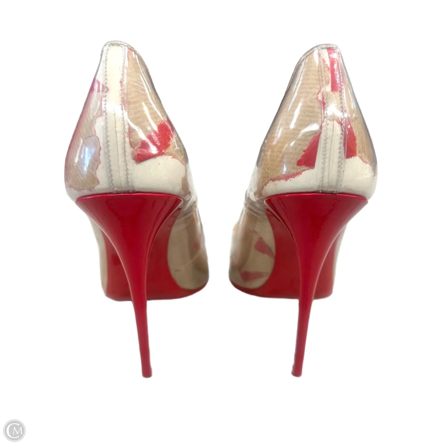 Shoes Luxury Designer By Christian Louboutin In Brown, Size: 11