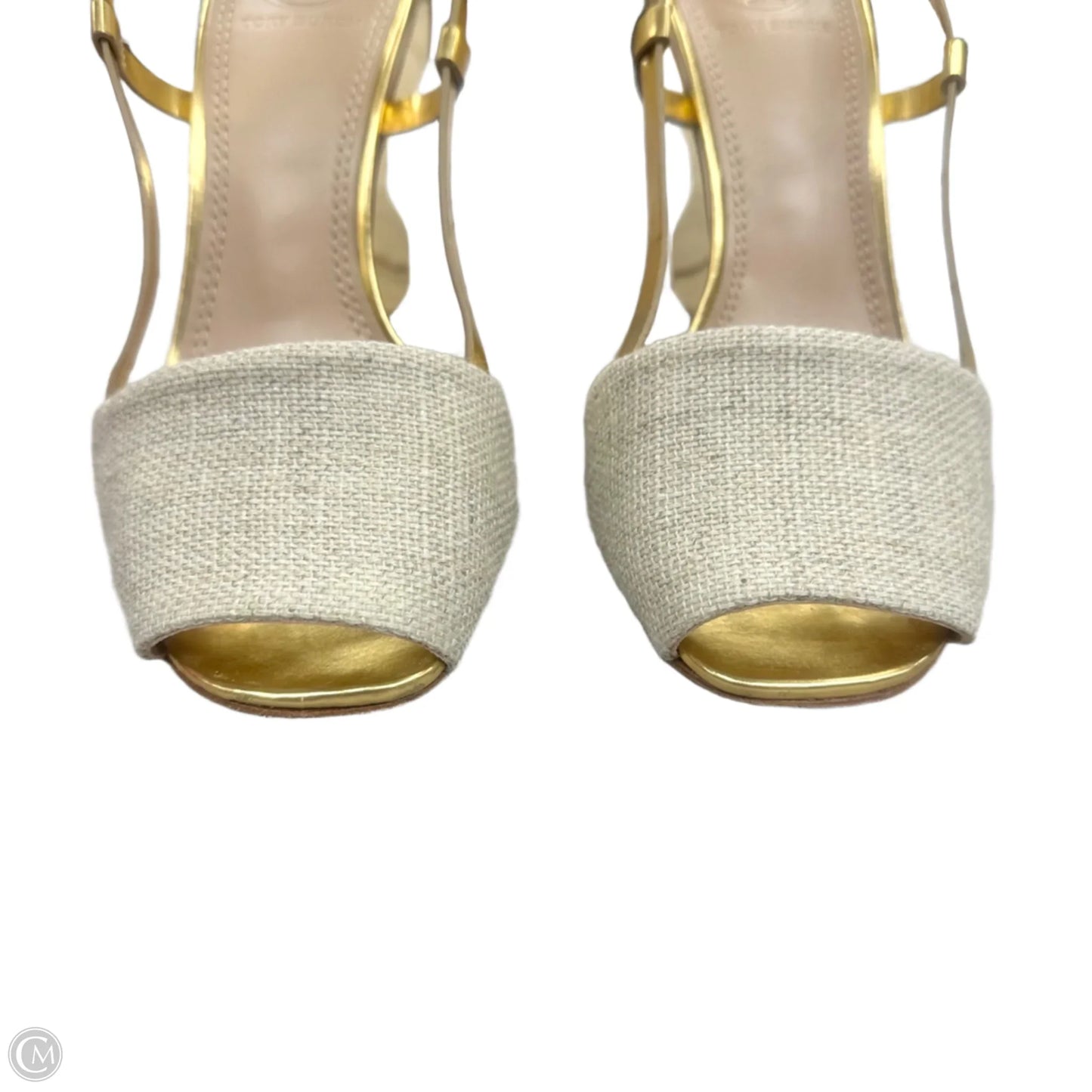 Shoes Designer By Tory Burch In Gold, Size: 6