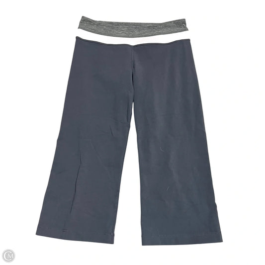Athletic Capris By Lululemon In Grey & Pink, Size: 6
