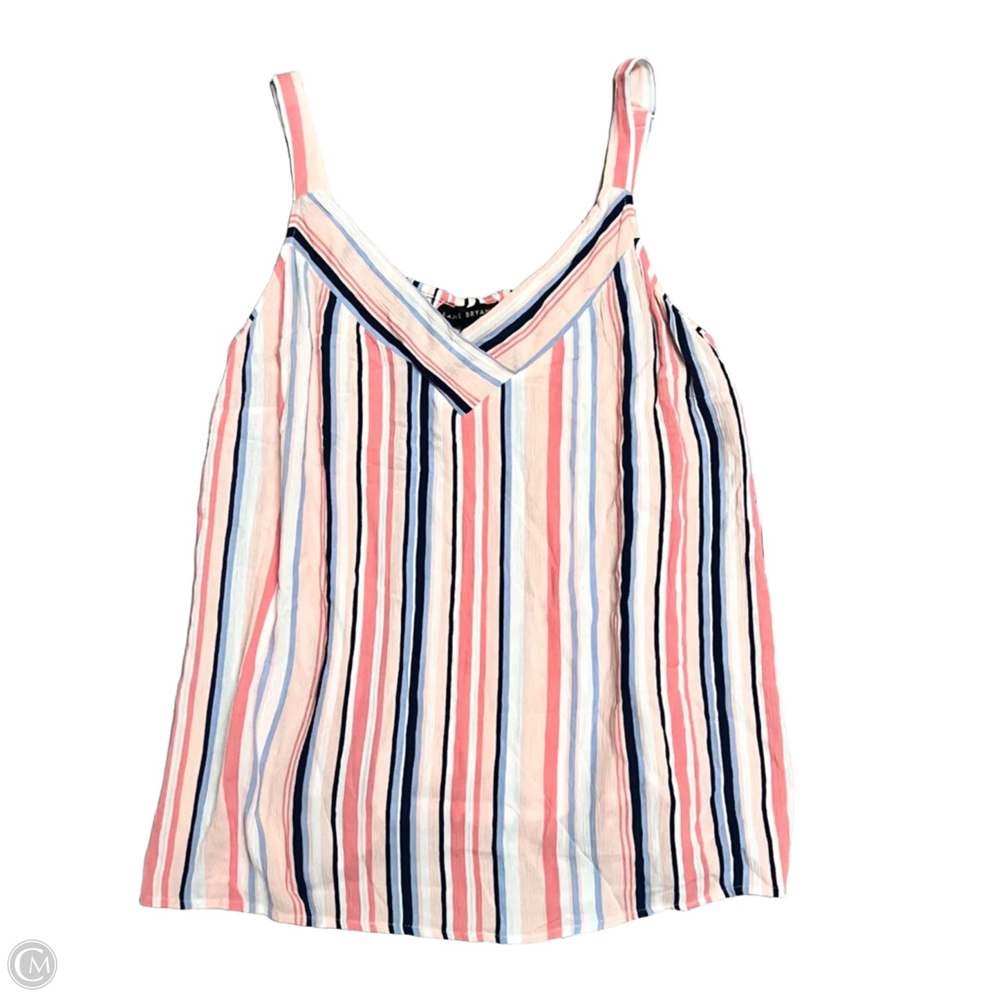 Top Sleeveless By Lane Bryant In Blue & Orange, Size: 1x