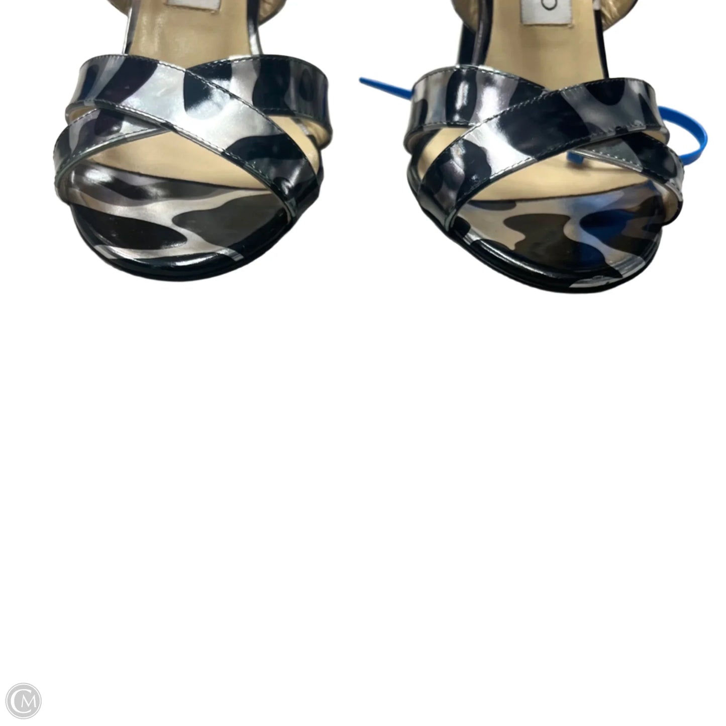 Sandals Luxury Designer By Jimmy Choo In Leopard Print, Size: 6.5