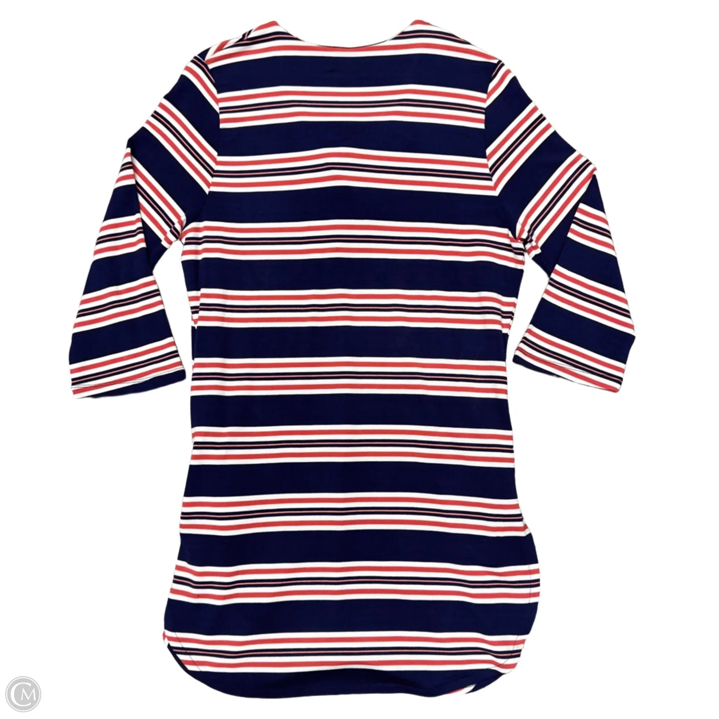 Dress Casual Short By La Blanca In Blue & Red & White, Size: S