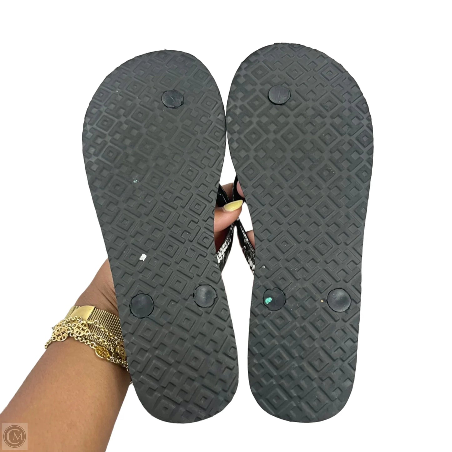 Sandals Designer By Tory Burch In Snakeskin Print, Size: 6