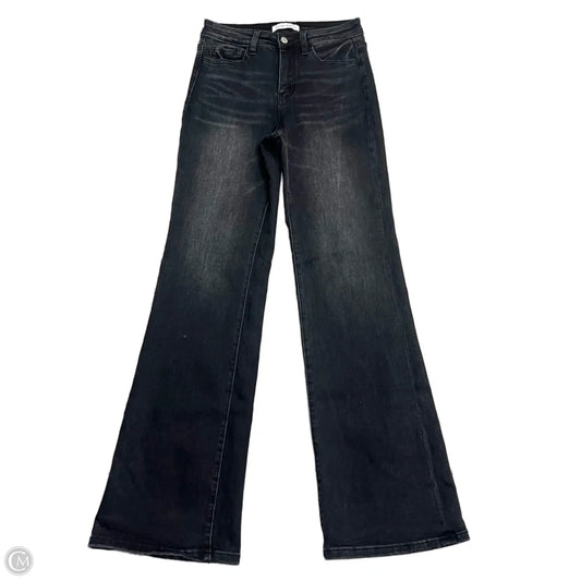 Jeans Flared By Flying Monkey In Black Denim, Size: 4