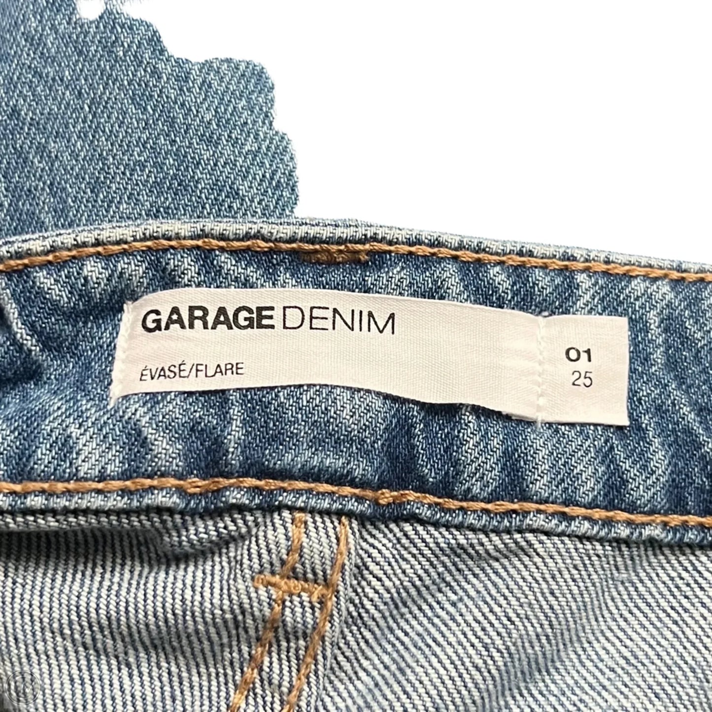 Jeans Flared By Garage In Blue Denim, Size: 2