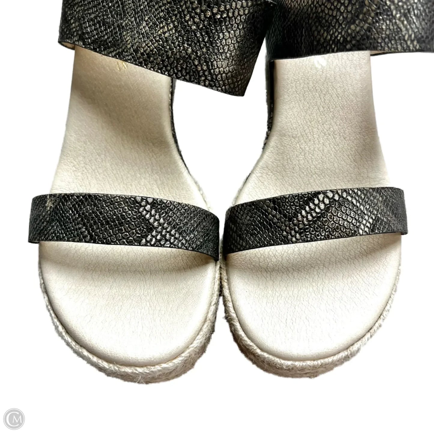 Sandals Heels Wedge By Matisse In Snakeskin Print, Size: 9