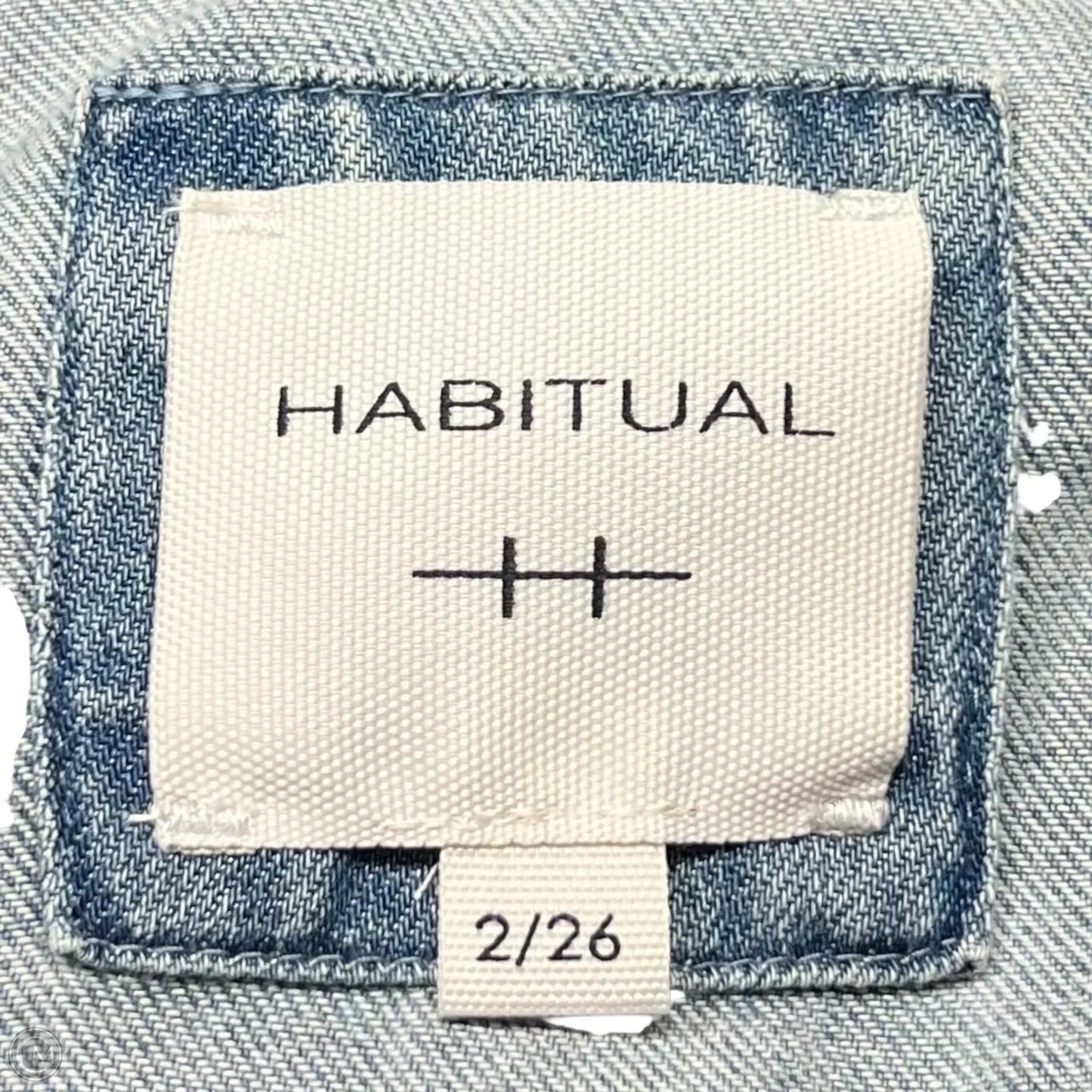 Jumpsuit By Habitual In Blue Denim, Size: Xs