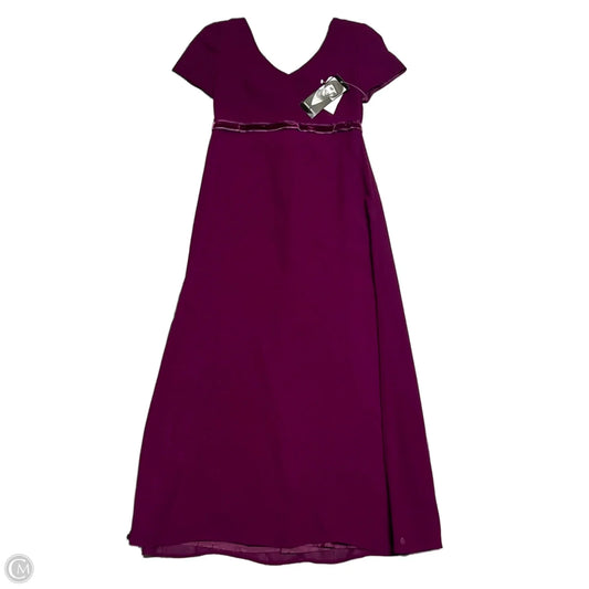 Dress Party Midi By Donna Ricco In Purple, Size: S