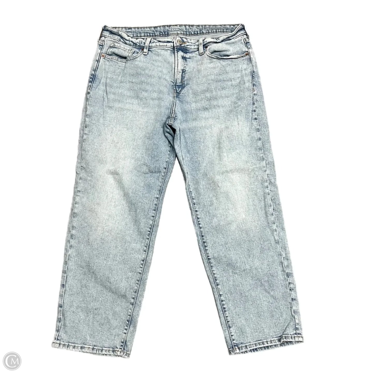 Jeans Boyfriend By Old Navy In Blue Denim, Size: 14