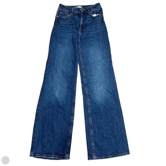 Jeans Flared By H&m In Blue Denim, Size: 2