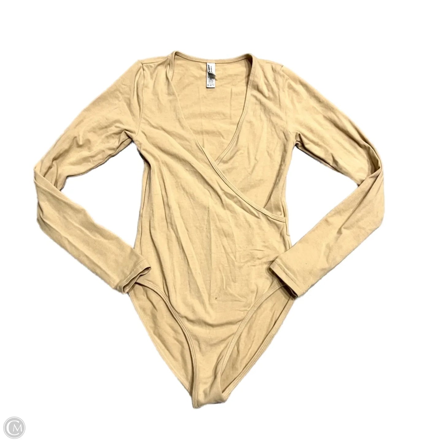 Bodysuit By American Apparel In Tan, Size: Xs
