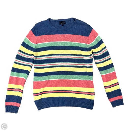 Sweater By Gant In Blue & Yellow, Size: M