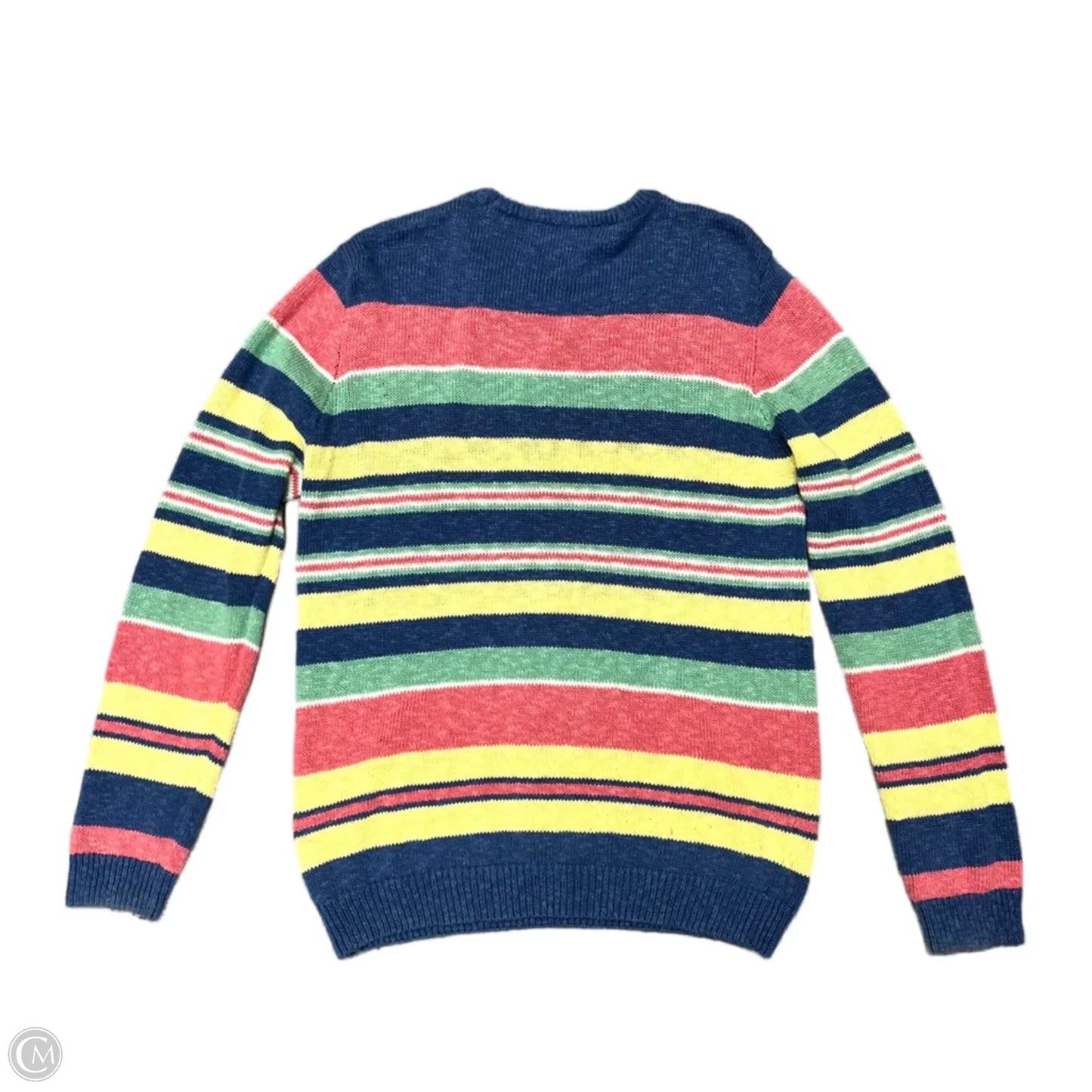 Sweater By Gant In Blue & Yellow, Size: M