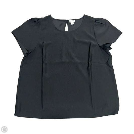 Top Short Sleeve By J. Crew In Black, Size: Xl
