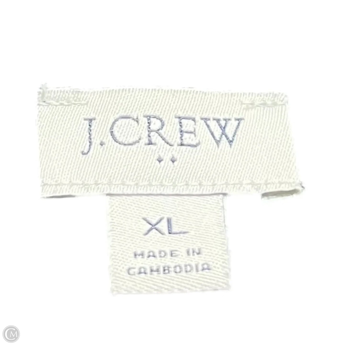 Top Short Sleeve By J. Crew In Black, Size: Xl